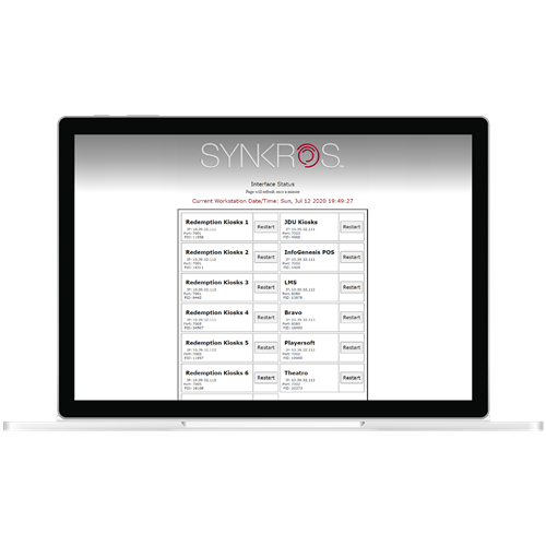 InfoSYNK Restart Tool Desktop InfoSYNK Restart Tool Desktop