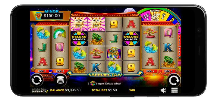 Astro Cat Deluxe Konami iGaming web