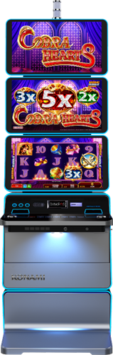 Konami Gaming, Inc. Historical Horse Racing (HHR) Machine, cobra Hearts Konami Gaming, Inc. Historical Horse Racing (HHR) Machine, cobra Hearts