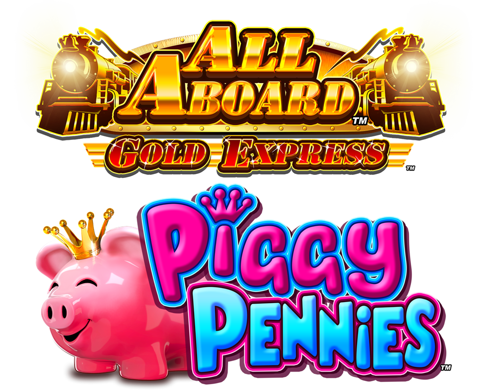 All Aboard Piggy Pennies Gold Express LOGO