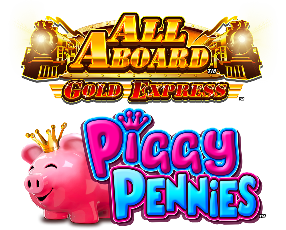 All Aboard Piggy Pennies Gold Express LOGO