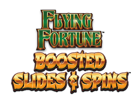 Flying Fortune Boosted Slides & Spins Logo Flying Fortune Boosted Slides & Spins Logo