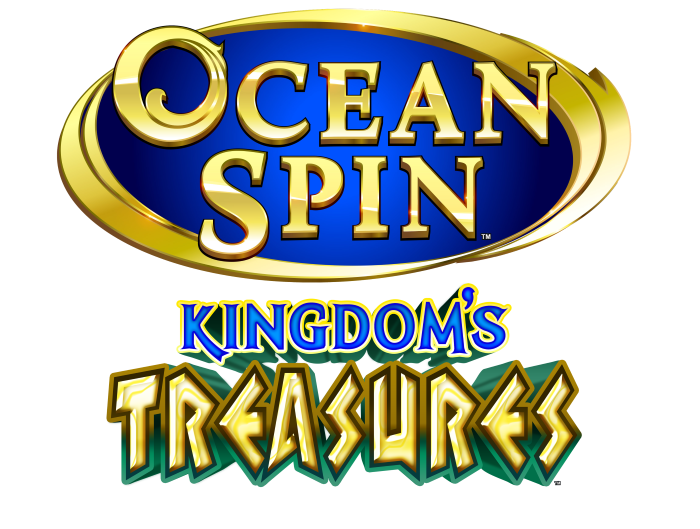 Ocean Spin Kingdoms Treasures Logo