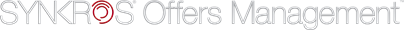 SYNKROS Offers Management SYNKROS Offers Management